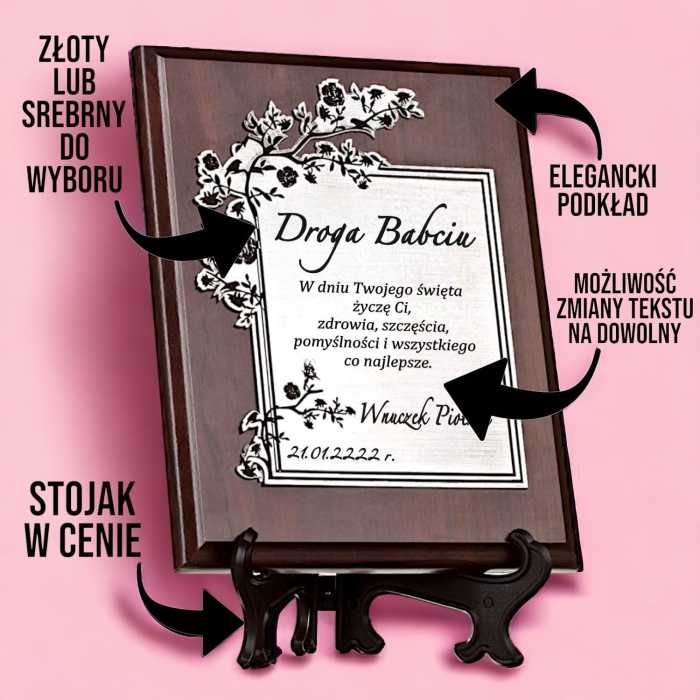 Dyplom na Dzień Babci i Dziadka 4W33 — zdjęcie 2