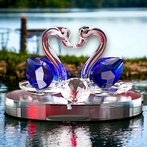 Kryształowe Łabędzie prezent na porcelanowe diamentowe szafirowe złote gody jubileusz 10 20 30 40 50 60 - WYJĄTKOWOŚĆ W CENIE 0330b1.jpg