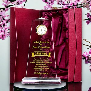 Statuetka na jubileusz pracy z grawerem — zdjęcie 6