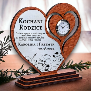 Serce z grawerem na ślub i wesele — zdjęcie 4