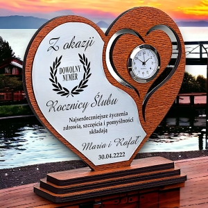Piękna statuetka serce na Rocznicę Ślubu dla Dzieci Rodziców Dziadków Przyjaciół - Złota Szafirowa Diamentowa Rocznica Ślubu 25 40 50 0184AW07b.jpg