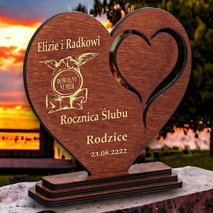Upominek na Rocznicę Ślubu Wesele dla Twoich Bliskich - Rodziców Rocznica Ślubu Złota Szafirowa Diamentowa własne życzenia w cenie 0184CW08b.jpg