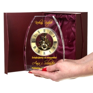 Luksusowe KRYSZTAŁOWE Podziękowanie dla Rodziców Mamy Taty - Na Ślub WESELE Rocznica Ślubu - Dowolny Grawer w cenie + Eleganckie ETUI 0279W10a.jpg