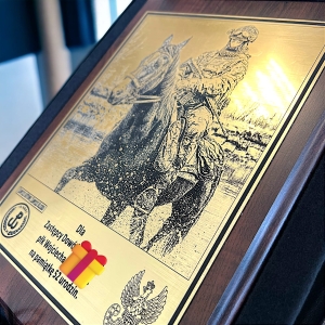 Elegancki dyplom Prezent dla Żołnierza Wojskowego ze Zdjęciem - etui w cenie - upominek dla kapitana generał kaprala plutonowego pułkownika