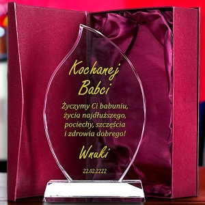 Statuetka prezent upominek na dzień Babci Prezent dla Babuni - Twój grawer w cenie 0222W43b.jpg