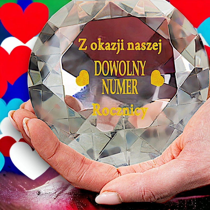 Piękny i szykowny prezent na porcelanowe srebrne perłowe koralowe rubinowe szafirowe gody rocznicę ślubu jubileusz - tanio i dobrze z etui prezentowym 0320W17b.jpg