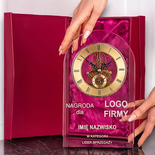 Nagroda Trofeum Podziękowanie dla najlepszego sprzedawcy handlowca pracownika - upominek biznesowy któego się nie powstydzisz