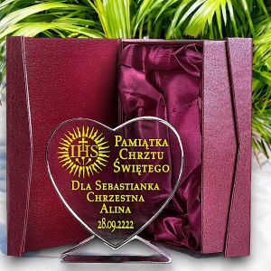 Piękna KRYSZTAŁOWA Statuetka z Grawerem - Chrzest Święty - Piękny grawer w cenie 0130W15b.jpg