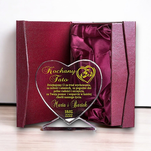 Super podziękowanie dla Taty Mamy Dziadków Rodziców - Piękny grawer złocenie - Ślub Wesele Rocznica 0130W22b.jpg