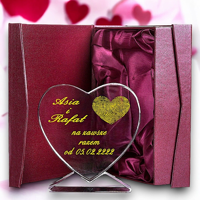 Serce kryształ na rocznicę ślubu — zdjęcie 5