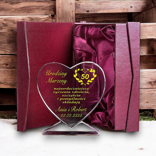 Piękna Pamiątka na Urodziny Imieniny - dla dowolnej osoby - wysoka jakość wykonania dowolne życzenia urodziny 18 20 25 30 40 50 60 70 0130W38b.jpg
