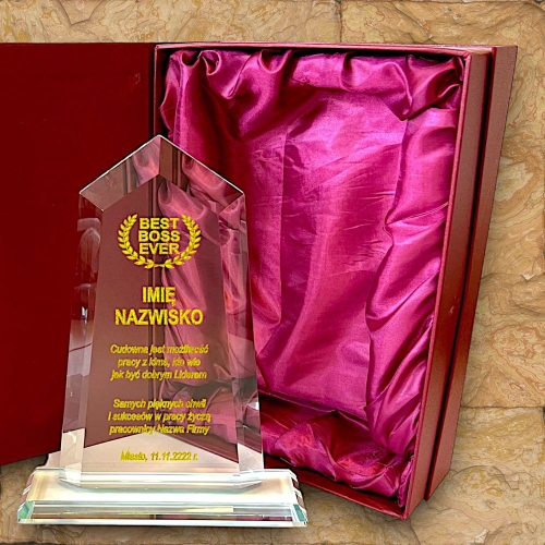 Upominek Biznesowy Prezent dla najlepszego Szefa - prezent od pracowników dla kierownika dyrektora właściciela na urodziny jubileusz zatrudnienia