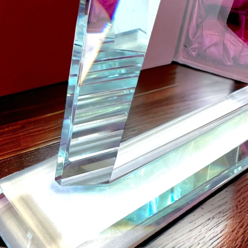 Ogromna statuetka nagroda podziękowania dla rodziców z etui 26 cm