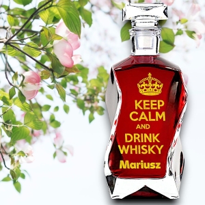 Karafka na whisky i wódkę z grawerem — zdjęcie 12