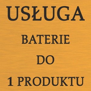 Baterie i uruchomienie do jednego produktu