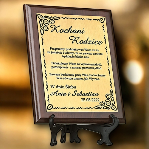 Grawerowany dyplom prezent na 5 10 15 20 25 30 35 40 45 50 rocznicę ślubu jubileusz urodziny Gratulacje 0034c2.jpg
