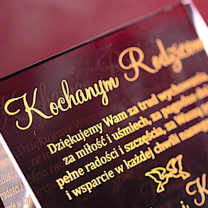 Prostokątny kryształ prezent firmowy — zdjęcie 4