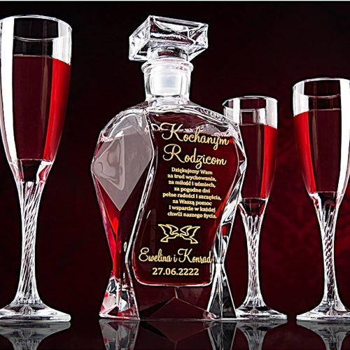 Wyrafinowana grawerowana karafka podziękowania dla rodziców prezent na urodziny 0144e.jpg