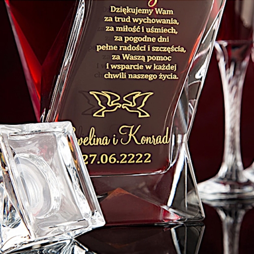 Wyrafinowana grawerowana karafka podziękowania dla rodziców prezent na urodziny 0144h.jpg