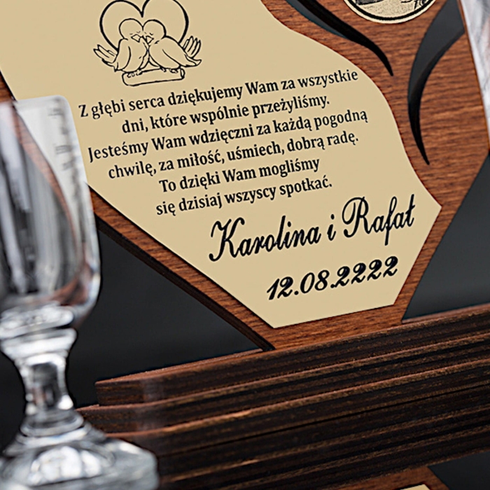 Statuetka ze zdjęciem na ślub dla rodziców — zdjęcie 5