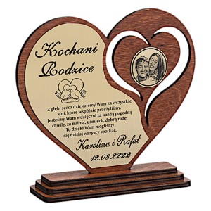 Statuetka ze zdjęciem na ślub dla rodziców — zdjęcie 6