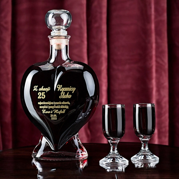 Karafka na whisky z grawerem OMO4 — zdjęcie 3