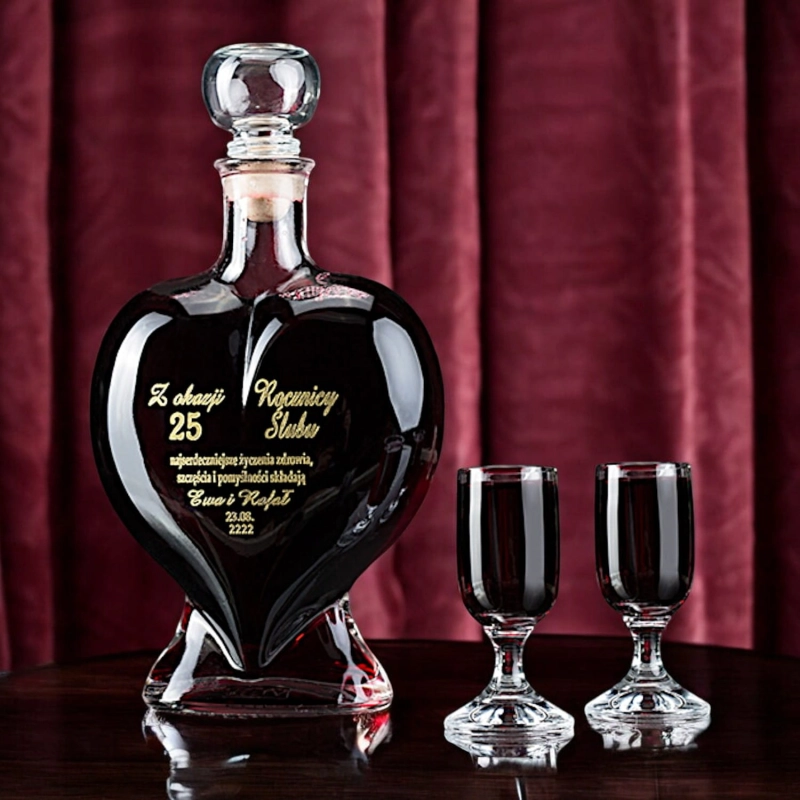 Karafka na whisky z grawerem OMO4 — zdjęcie 3
