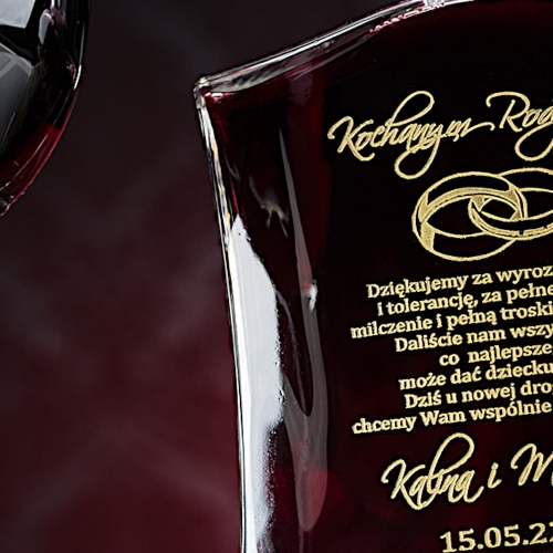 Ekskluzywna grawerowana karafka ze złoceniem na Alkohol Whiskey Whisky Likier Nalewkę Prezent na 18 25 30 35 40 45 50 55 60 65 70 75 80 85 90 95 100 urodziny dla Mamy Taty Babci Dziadka Seniora Kolegi Koleżanki Przyjaciela 0196b.jpg