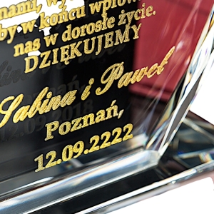 Duży kryształ w etui dla rodziców — zdjęcie 10