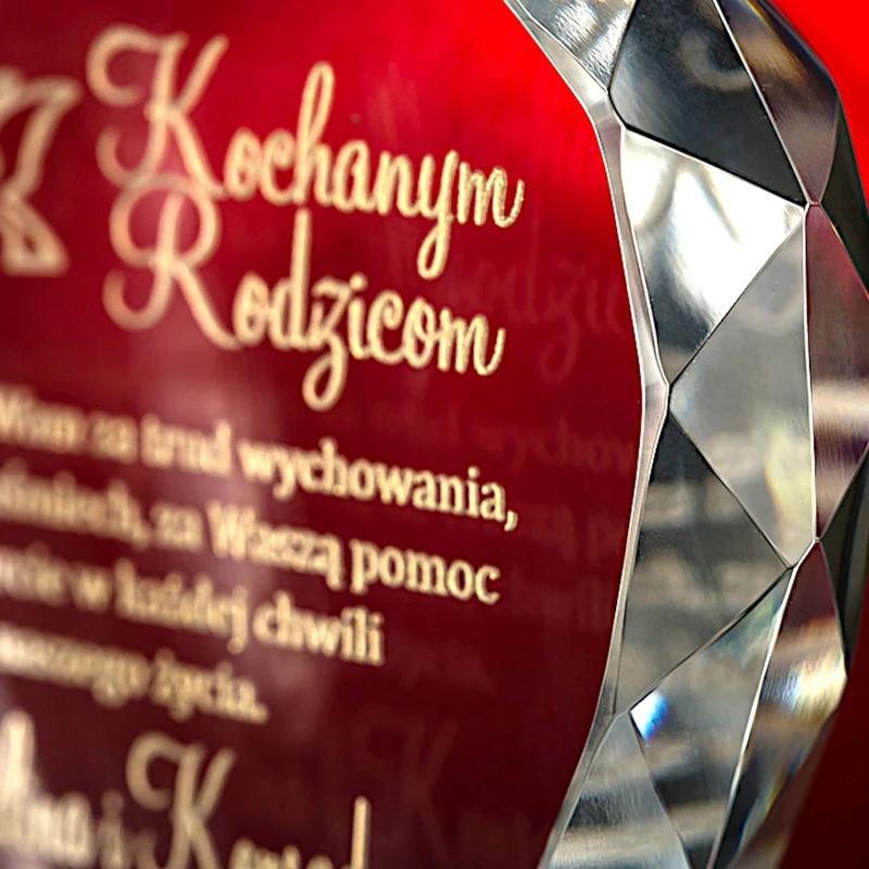 Kryształowe serce na kolumnie na ślub — zdjęcie 8