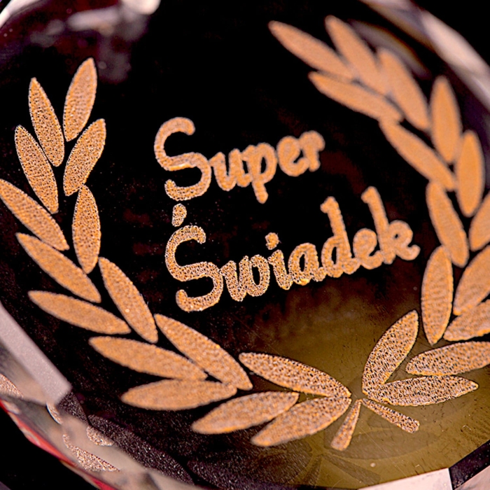 Kryształowy medal na podziękowania — zdjęcie 4
