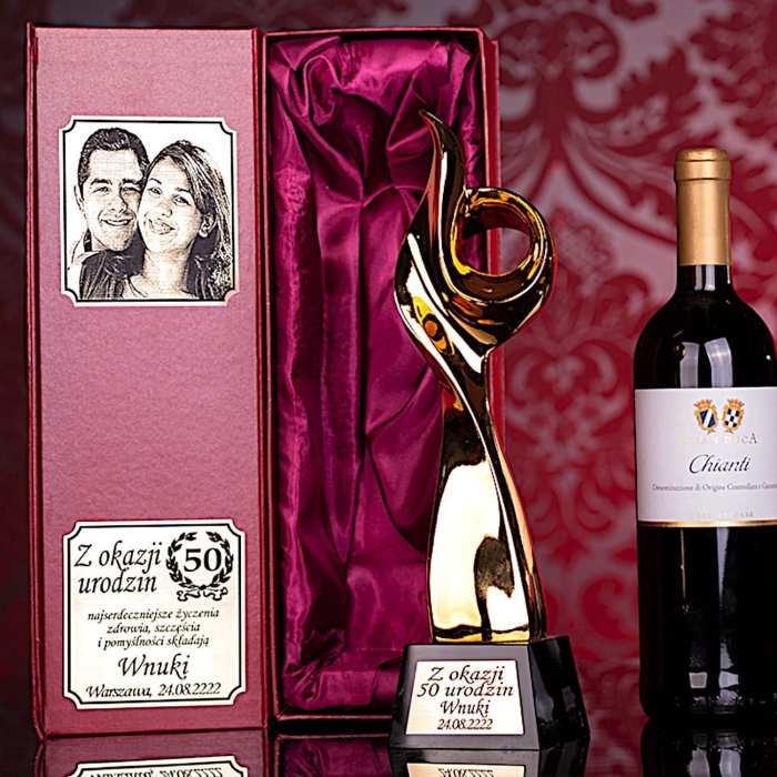 Złota spirala statuetka nagroda — zdjęcie 5