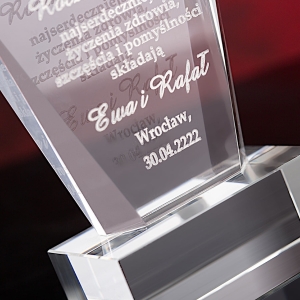 Duży grawerowany kryształ na podziękowania dla rodziców jubileusz urodziny z etui upominek biznesowy firmowy dla szefa pracownika odejście na emeryturę 0324b.jpg