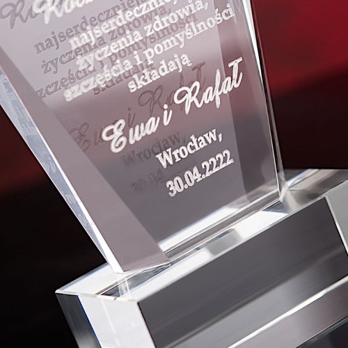 Duży grawerowany kryształ na podziękowania dla rodziców jubileusz urodziny z etui upominek biznesowy firmowy dla szefa pracownika odejście na emeryturę 0324b.jpg