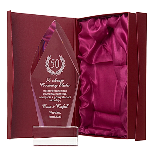 Duży grawerowany kryształ na podziękowania dla rodziców jubileusz urodziny z etui upominek biznesowy firmowy dla szefa pracownika odejście na emeryturę 0324g.jpg