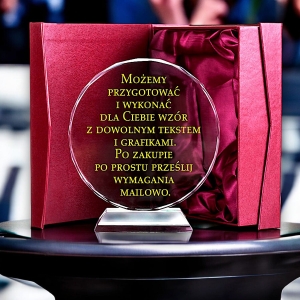 Trofeum sportowe statuetka puchar kryształ dla Zwycięzcy na zawody szkolne i profesjonalne sport puchar dyplom 0128W45b.jpg