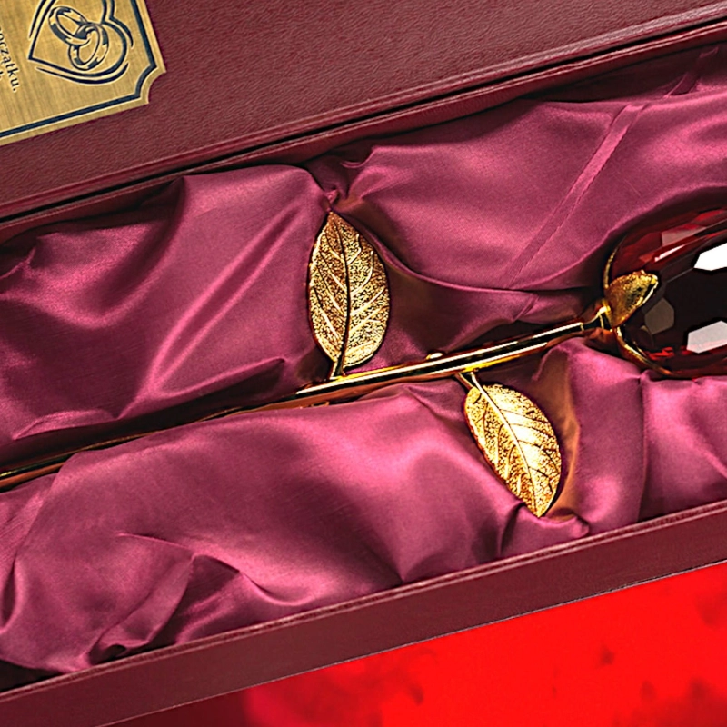 Grawerowane etui stojak kryształowa WIECZNA róża prezent na 1-99 urodziny rocznicę ślubu złoty srebrny jubileusz gody - grawer zdjęcia w cenie 0280g.jpg