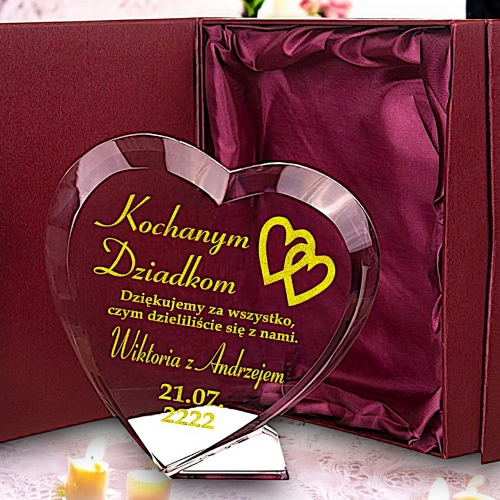 Podziękowanie na Dzień Babci Dziadka Prezent Upominek w ROZSĄDNEJ CENIE - etui prezentowe i dowolny grawer w cenie