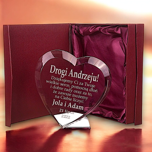 Podziękowanie dla Świadka Świadkowej Kolegi Koleżanki Przyjaciela Przyjaciółki na Ślub Wesele - dowolny grawer i etui w cenie 0275W23b.jpg