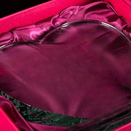 Grawerowane Serce ze Szkła - Ekskluzywny Prezent na Rocznicę Ślubu i Jubileusz dla rodziców dziadków przyjaciół wujostwa