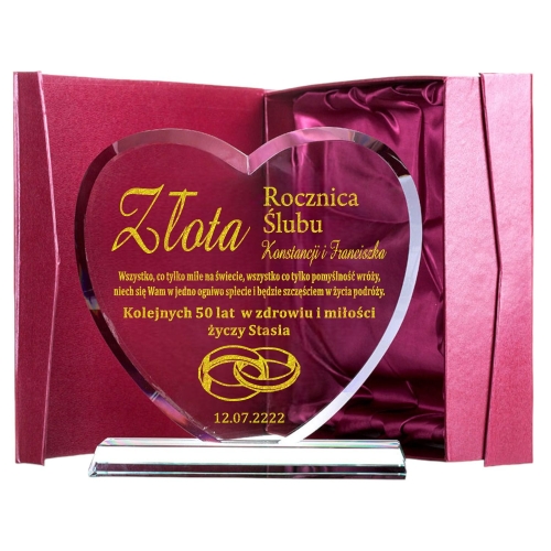 Grawerowane Serce ze Szkła - Ekskluzywny Prezent na Rocznicę Ślubu i Jubileusz dla rodziców dziadków przyjaciół wujostwa 0236W56a.jpg