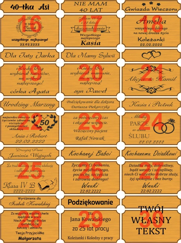 Komódka z zegarkiem na rocznicę ślubu — zdjęcie 6