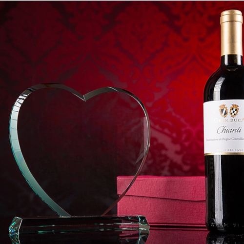 Serce z Grawerem podziękowanie dla Rodziców na Ślub Wesele Prezent z etui