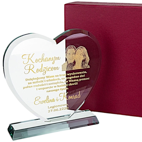 Grawerowana statuetka szklana ze zdjęciem grawerowanym prezent dla rodziców mamy taty babci dziadka dziadków znajomych na 1-99 urodziny rocznicę ślubu jubileusz firmy prezesa pracownika 0237f.jpg