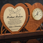 Produkt powiązany z tym co oglądasz / szukasz - podwójne serce + zegar