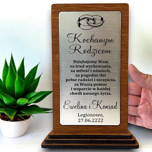 Budżetowe Podziękowania dla Rodziców Mamy Taty Twój Grawer w cenie Statuetka 21 cm 0358W03b.jpg