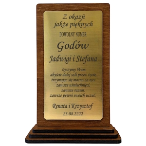 Statuetka na złote gody