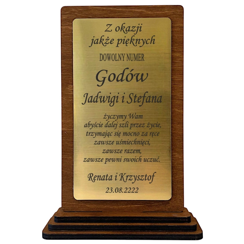 Statuetka na złote gody