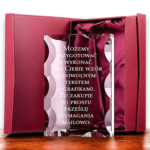 Piękny kryształ - klasyczny elegancki prezent upominek na dosłownie każdą okazję - w cenie ozdobne etui prezentowe - luksusowy podarunek 0278W00d.jpg