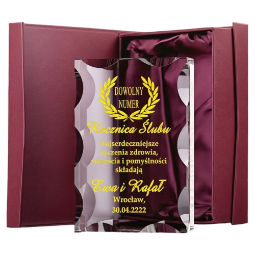 Piękna statuetka na Rocznicę Ślubu dla Dzieci Rodziców Dziadków Przyjaciół - Złota Szafirowa Diamentowa Rocznica Ślubu 5 10 15 20 25 30 35 40 45 50 55 60 0278W15a.jpg
